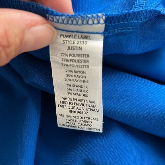 Healing Hands Purple Label•Men's Scrub Set,Solid Top + Utility Cargo Pant,Sz XL - Picture 12 of 17